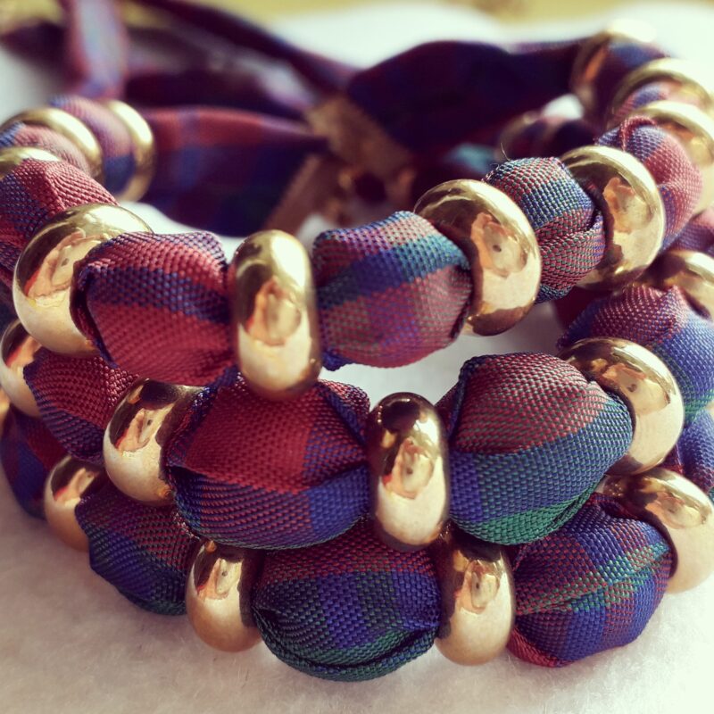Lindsay Tartan Necklace & Bracelet Set